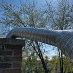 Relining of furnace flue
