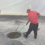 Jetting the man hole