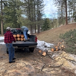 Loading rounds to move to new location.
