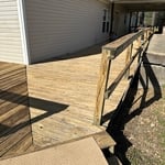 Wooden deck