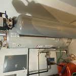 New softener not hooked up yet