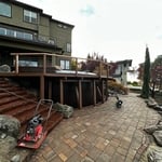New hardscape patio