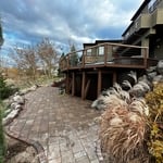 New hardscape patio