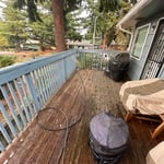 Deck repair/stain