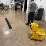 Mopping, and polishing floor