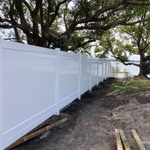 Vinyl Fence Install