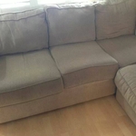 Sectional Couch before cleaning