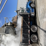 Loaded with Wet concrete
