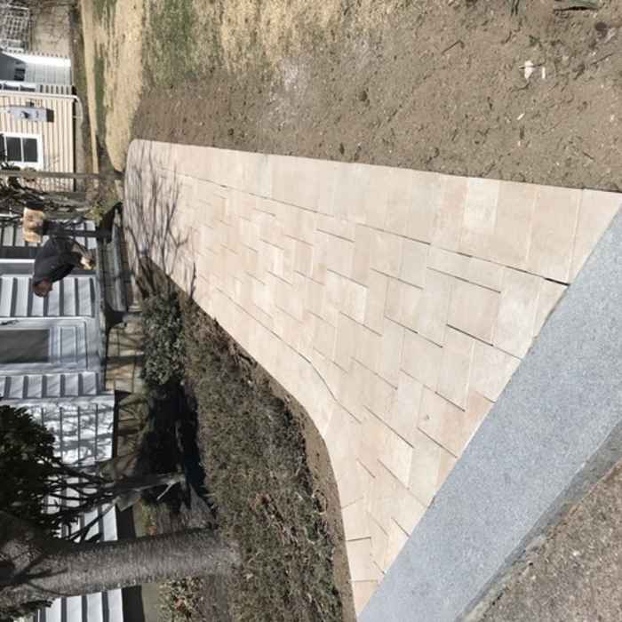 Steps and walkway