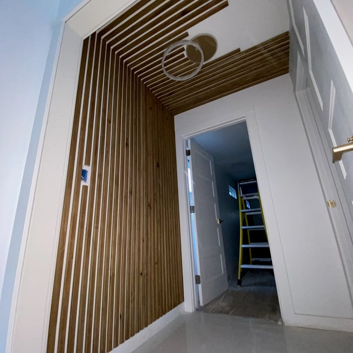 Modern design wall.