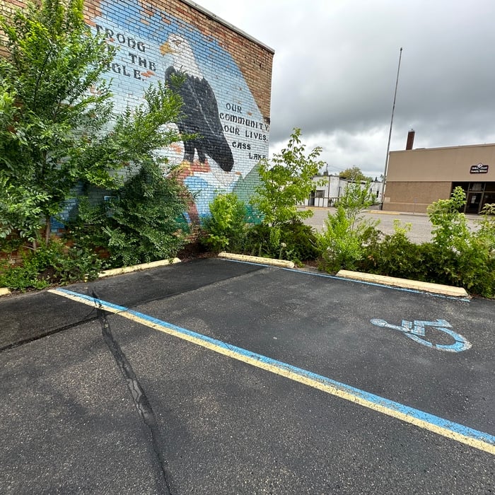 Before photo of the bank job