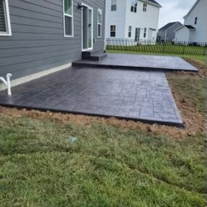 Stamped Patio