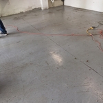 Old epoxy floor in Montgomery