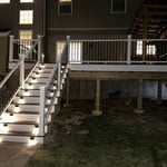 lights on steps