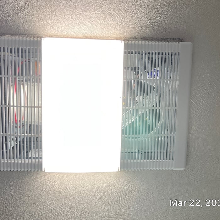New Exhaust fan with Heater