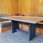 Banquette and Table