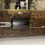 New tankless water heater