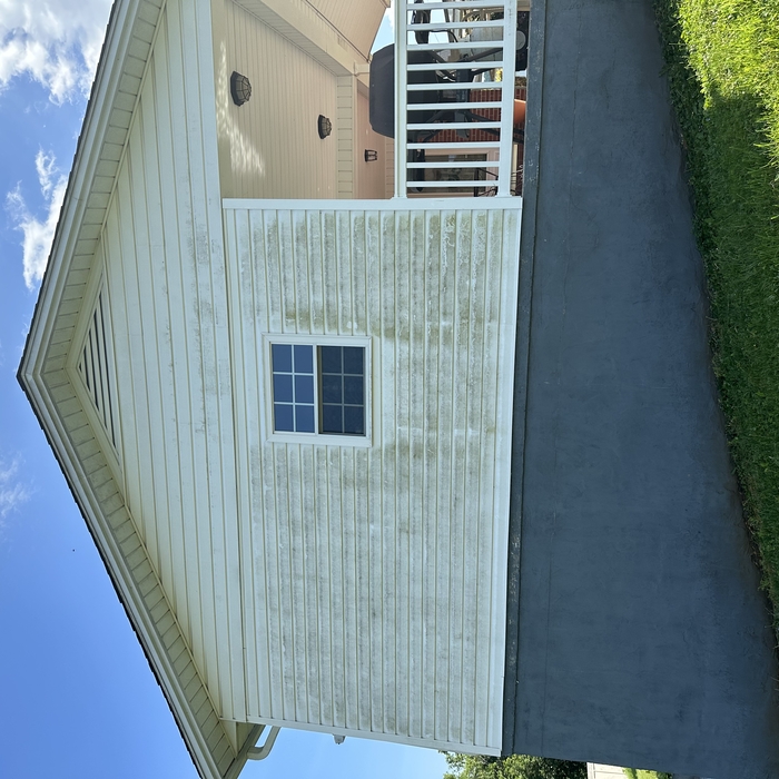 Garage siding