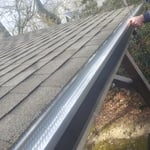 Guttering and leaf guard