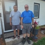 Happy homeowner