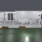 OUTSIDE LEVING DECK AREA