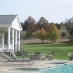 Pool side Firepit