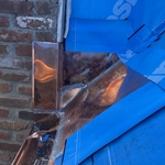 Copper flashing