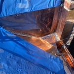 Copper flashing