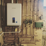 Combi boiler install
