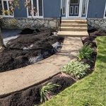 mulching job