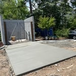 Concrete pad