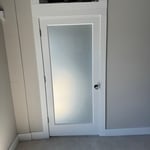 Privacy film for interior door