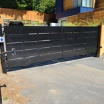 Custom Metal Double Swing Gate