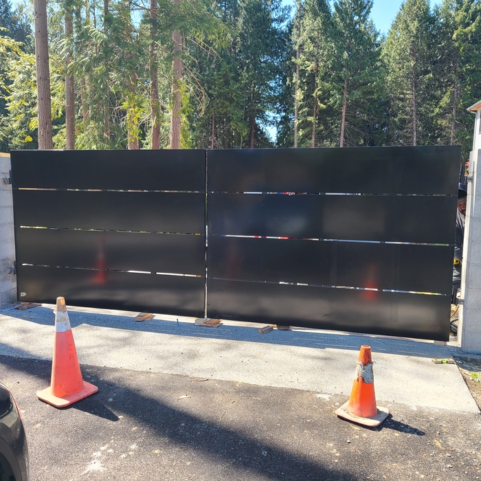 Custom Metal Double Swing Gate