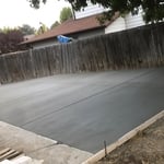 Back Yard Patio and RV parking