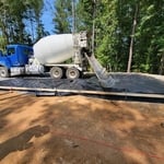 Concrete Pad Pour