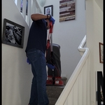First round of vacuuming