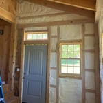 4" Open Cell Spray Foam / Trimmed