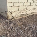 Crack in stem wall