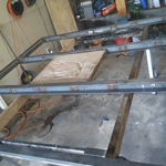 Railing and frame