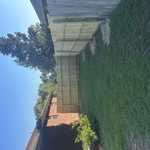 Residential wood fence