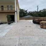 New exterior landscaping