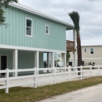 New exterior landscaping
