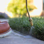Treating the edge of the lawn