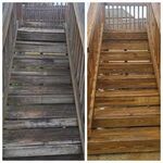 Wood Deck Stairs Before/After