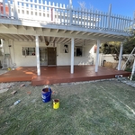 finished deck staining