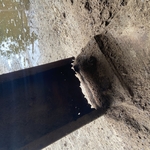 I beam barn repair
