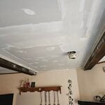 Ceiling drywall repair