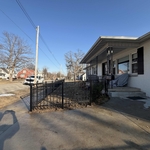 Black aluminum fence