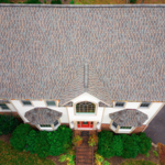 High view of new GAF roof